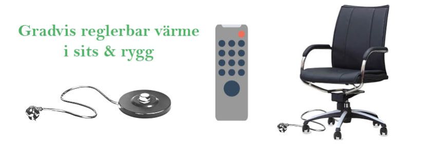 Streamer S Kontorsstol inkl laddare